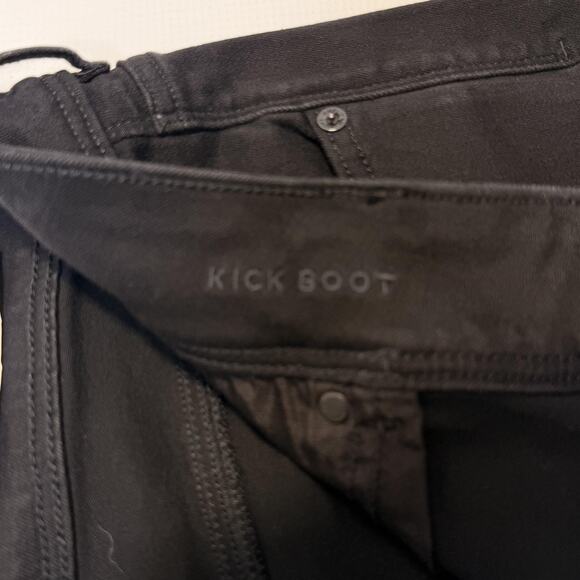 American Eagle Jeans Womens 16 Black Kick Boot Next Level Stretch 33W - Picture 8 of 14